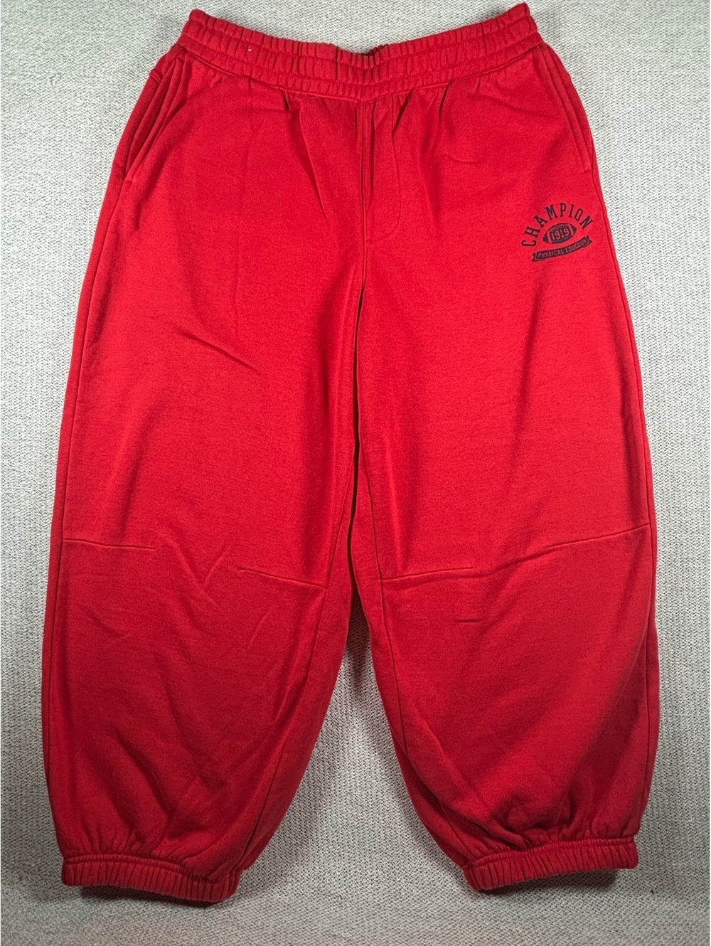 Champion Red Physical Education Sweatpants Size Large